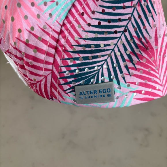 Alter Ego Pink Hawaiian Snap Back Hat Standard Size - Picture 6 of 8